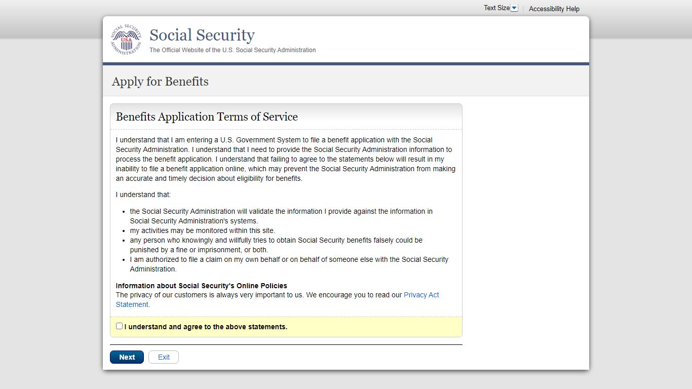 Apply for Benefits, Social Security - Social Security Administration