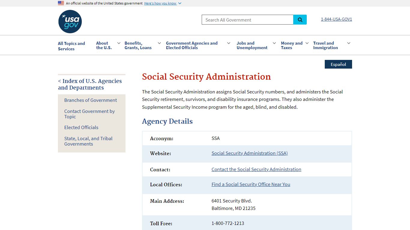 Social Security Administration | USAGov